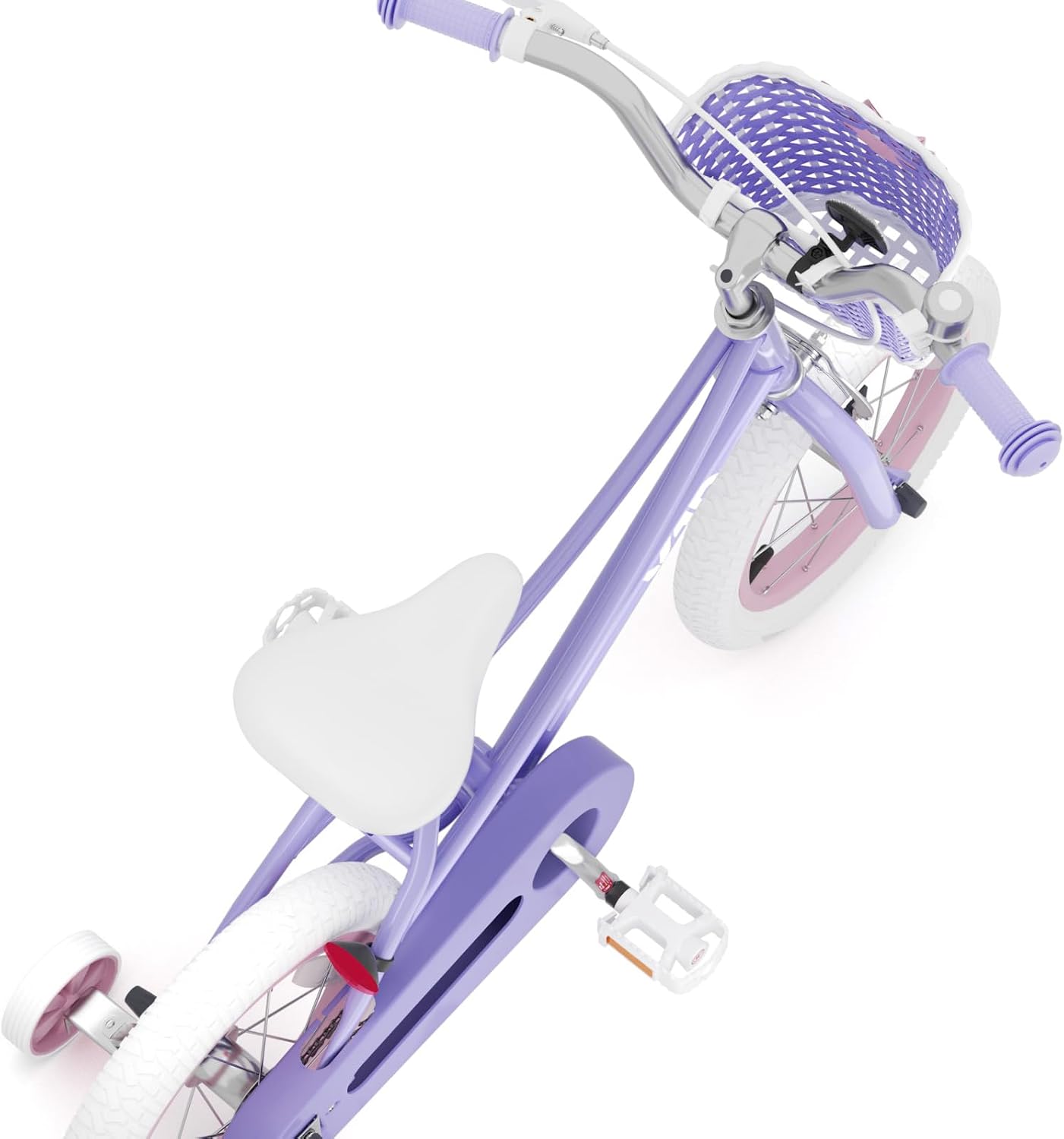 XJD Girls Bike for 2-12 Years Old Kids 12 14 16 20 Inch Toddler Bike,Retro Style Kids Bike with Training Wheels, 20 Inch Girl Bicycle with Kickstand