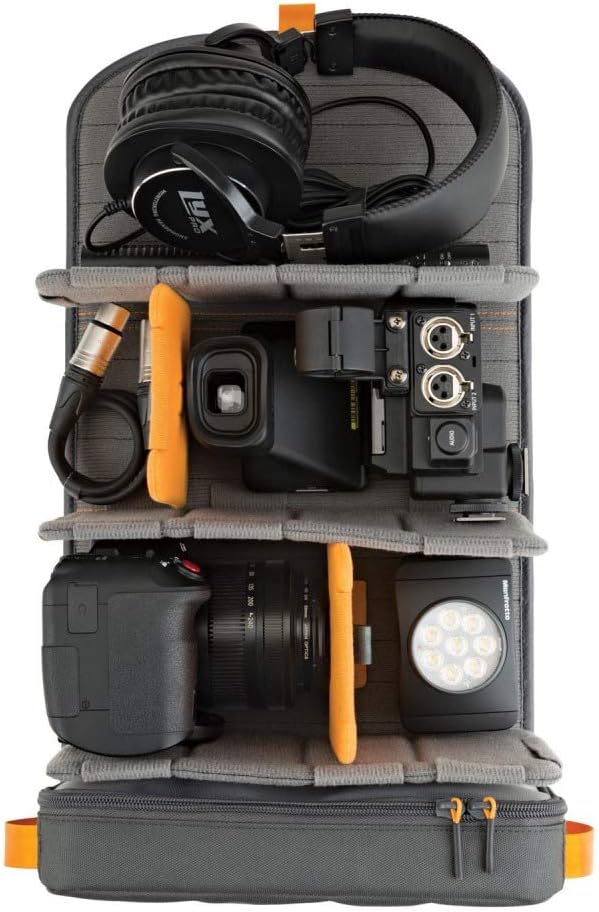 LOWE PRO Freeline Camera Backpack 350 AW, Black. Versatile Daypack Designed for Travel, Photographers and videographers. for DSLR, Mirrorless, Laptops, Bridge, CSC, Lenses and Travel Gear. (LP37170-PWW)