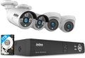 8CH Home Security Camera System with 1TB HDD, 5MP Lite DVR, 1080P Indoor/Outdoor Wired Surveillance CCTV, Day Night Vision Bullet Dome Cameras for 24-7 Recording, Motion Detection
