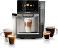 Bosch Fully Automatic Coffee and Espresso Machine - 36 Drinks, Double Cup Barista Style Super Coffee Maker - Touchscreen, Large Bean Capacity - Easy Clean, Maintenance - Stainless Steel - TQU60703