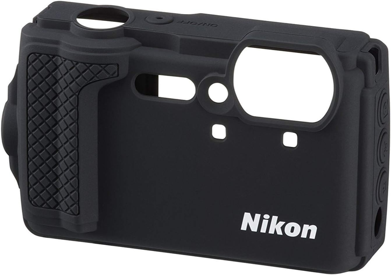 Nikon W300 Waterproof Underwater Digital Camera with TFT LCD, 3', Black (26523)