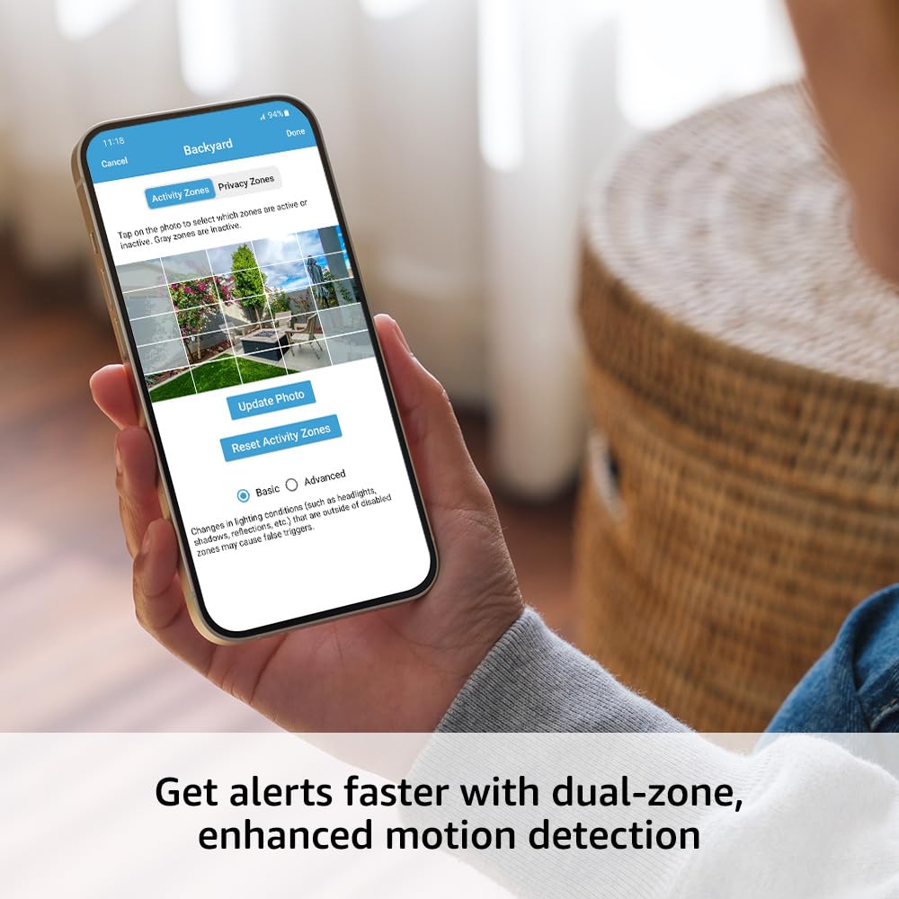 Blink Outdoor 4 (newest model) + Battery Extension Pack — Four-year battery wireless smart security camera, two-way audio, HD live view, enhanced motion detection — 5 camera system