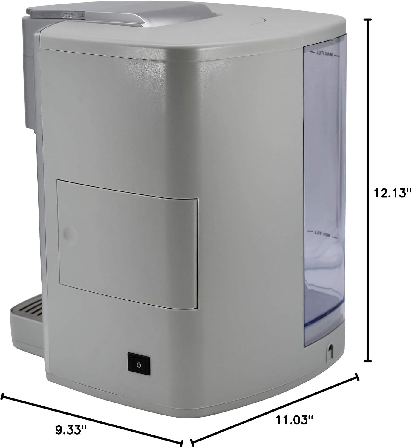 Cuisinart Coffee Maker, Single Serve 72-Ounce Reservoir Coffee Machine, Programmable Brewing & Hot Water Dispenser, Stainless Steel, Cool Grey