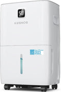 Kesnos 150 Pints Dehumidifier for Basement & Home with Drain Hose, Front LED Display and 2.11 Gal Water Tank, Ideal for Spaces up to 7,500 Sq. Ft., Featuring Auto Defrost & Timer