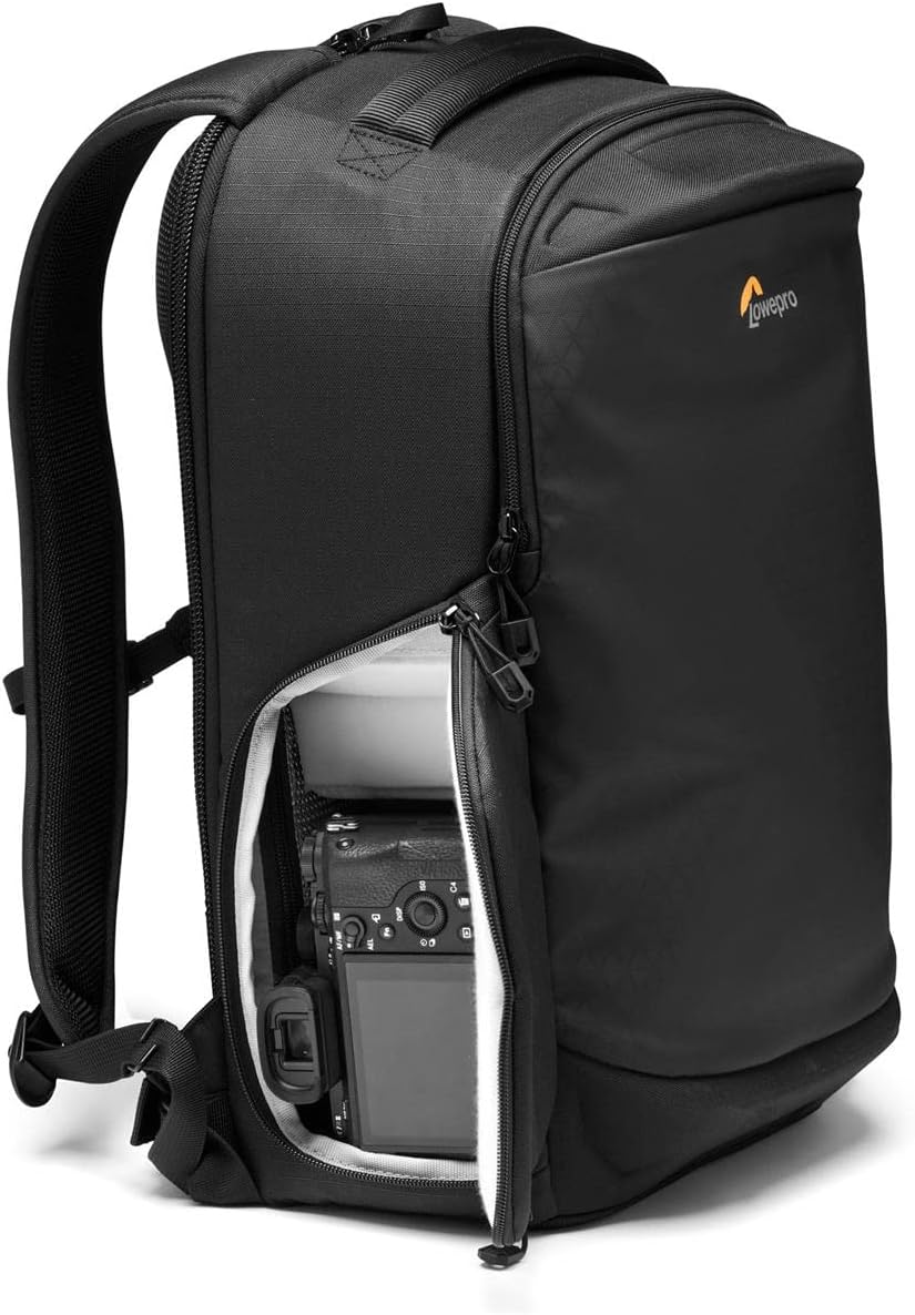 Lowepro Flipside BP 300 AW III Mirrorless and DSLR Camera Backpack - Black - with Rear Access - with Side Access - with Adjustable Dividers - for Mirrorless Like Sony α7 - LP37350-PWW