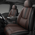 Front Seat Covers for Mini Countryman 2013-2024 2025,Leather Car Seat Cover,Soft Seat Cushion Covers with Airbag,Waterproof Automobile Seat Protectors for Countryman(Black Coffee,Standard)