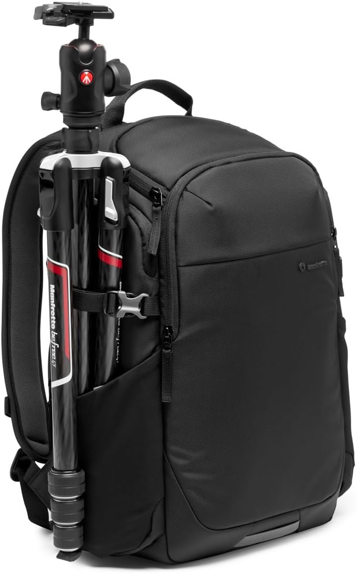 Manfrotto Advanced Befree III Professional Photography Backpack for Camera and Laptop, Bag for Reflex/Mirrorless Camera with Lenses, with Interchangeable Padded Dividers and Tripod Attachment