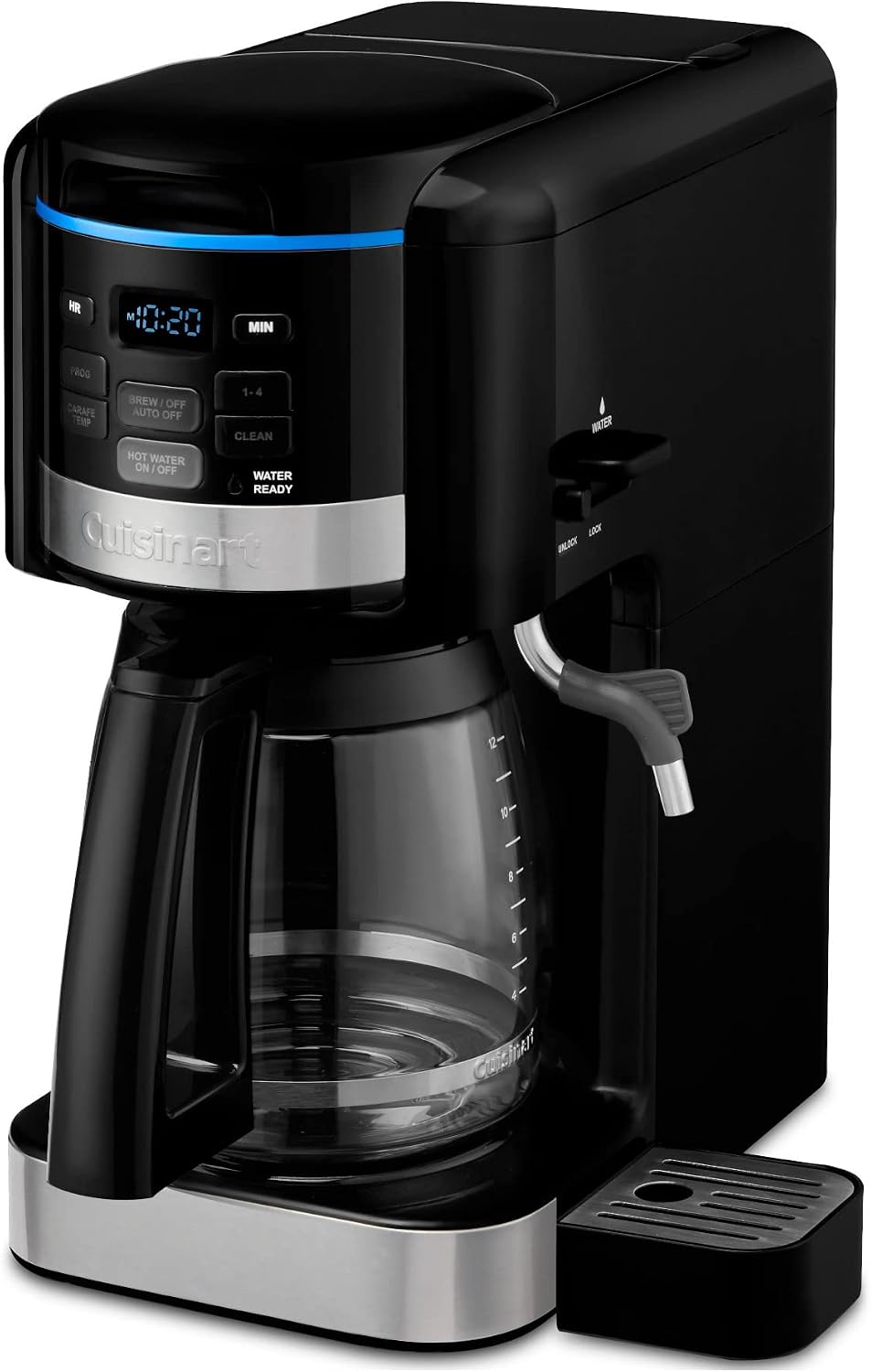 Cuisinart CHW-16 12-Cup Programmable Coffeemaker & Hot Water System New Black