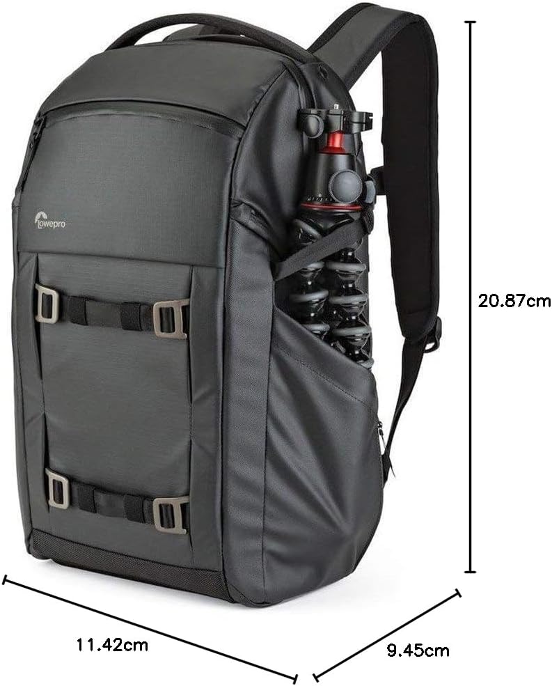 LOWE PRO Freeline Camera Backpack 350 AW, Black. Versatile Daypack Designed for Travel, Photographers and videographers. for DSLR, Mirrorless, Laptops, Bridge, CSC, Lenses and Travel Gear. (LP37170-PWW)
