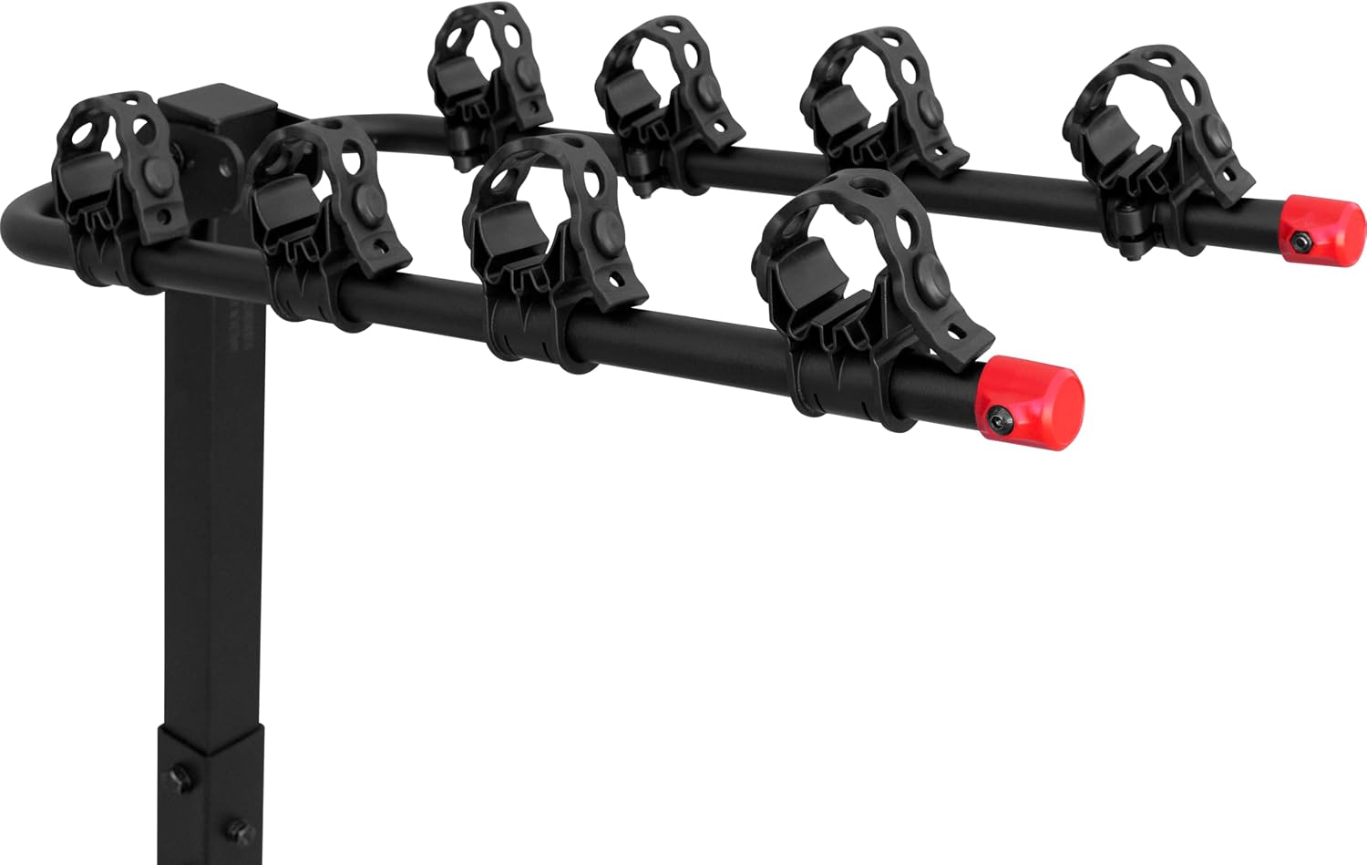 Retrospec Lenox 2-5 Bike Rack Hitch for Car, Truck, SUV - 2in Hitch Mount with Foldable Steel Frame, Anti-Rattle Adapter & Tie Down Straps
