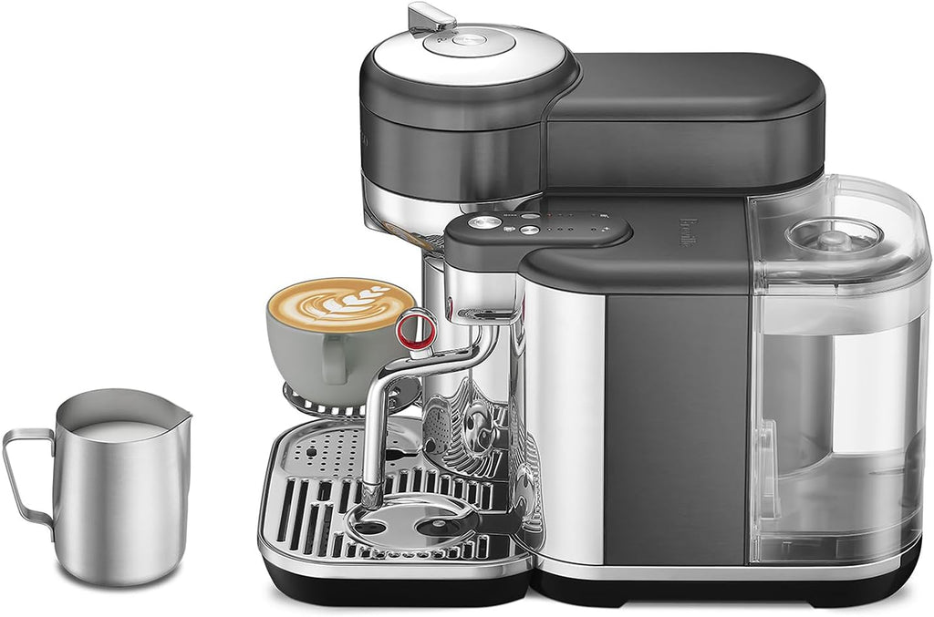 Nespresso Vertuo Creatista Coffee and Espresso Maker by Breville, Black Stainless Steel