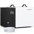 Waykar 158 Pint Crawl Space Dehumidifier with Pump & Drain Hose for Basements, Commercial & Water Damage Spaces up to 7500 Sq. Ft., Compact, Strong Dehumidification, 5-Year Quality Coverage