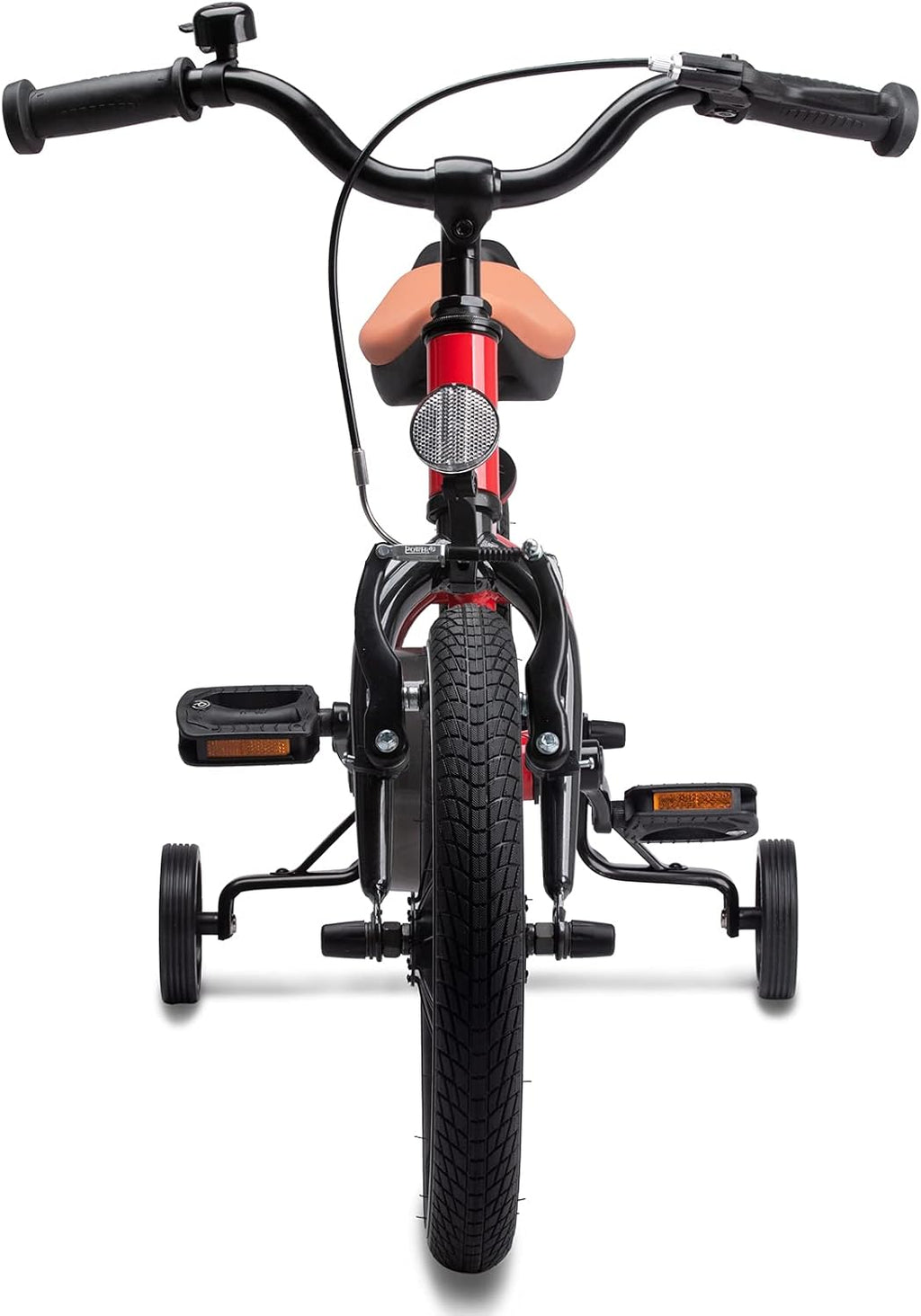 RASTAR BMW 14 Inch Toddler Bike with Training Wheels for Boys and Girls Age 3-7, a Valuable Outdoor Gift of Kids Light Weight Bicycle for Children 3 4 5 6 7 Years Old, Red