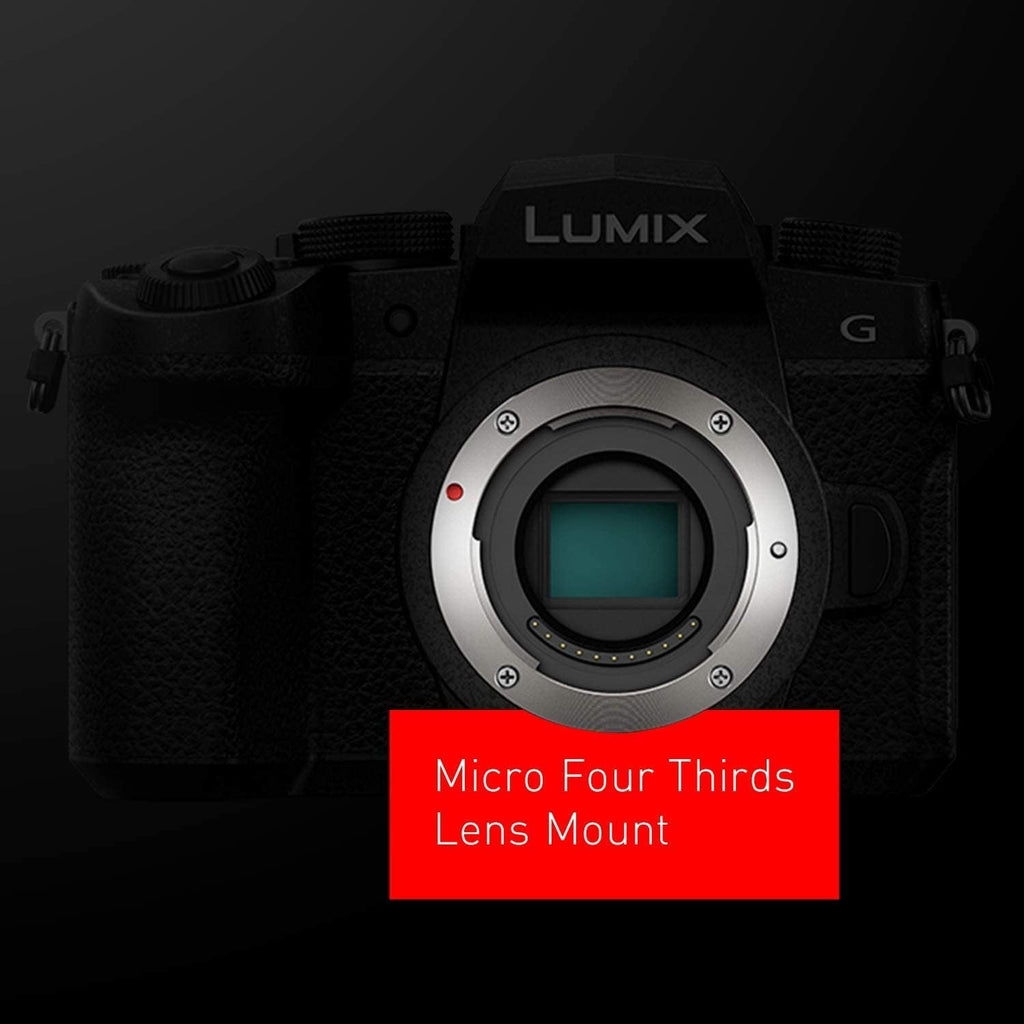 Panasonic LUMIX G95D 20.3 Megapixel Mirrorless Camera, 12-60mm F3.5-5.6 Micro Four Thirds Lens, 5-Axis Dual I.S. 2, 4K 24p 30p Video, Pre-Installed V-Log L, 3' OLED Touchscreen - DC-G95DMK(Black)