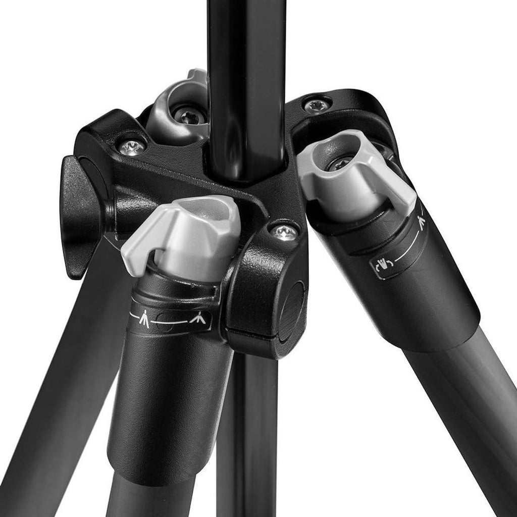 Manfrotto Element MII Mobile Bluetooth 4-Section Carbon Fiber Traveler Tripod, Black