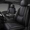 Front Seat Covers for Lincoln Nautilus 2019-2024 2025,Leather Car Seat Cover,Soft Seat Cushion Covers with Airbag,Waterproof Automobile Seat Protectors for Nautilus(Black,Standard)
