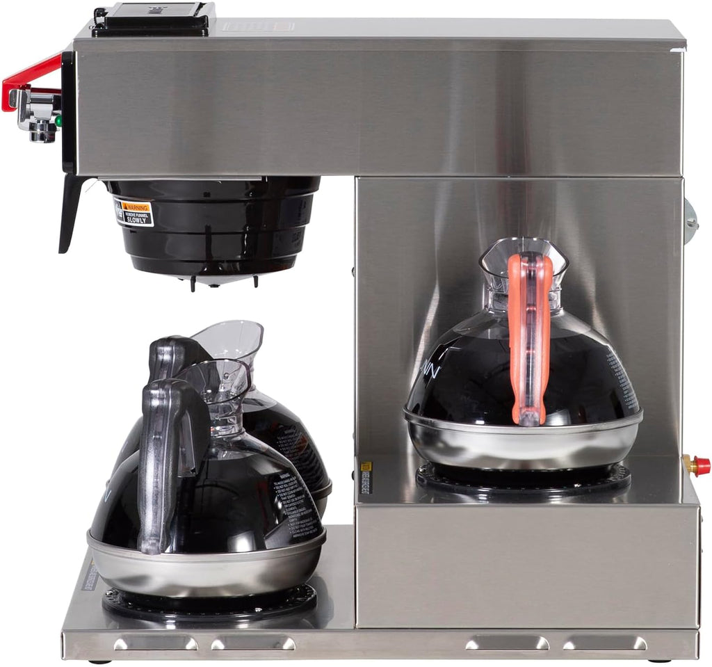Bunn 12950.0212 CWTF15-3 Automatic Commercial Coffee Brewer with 3 Lower Warmers (120V)