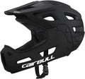 Lixada Cycling Helmet for Adults Full Face Bike Helmet Adult Cycling Helmet with Detachable Chin Guard and Visor for Mountain Biking 54-61 cm