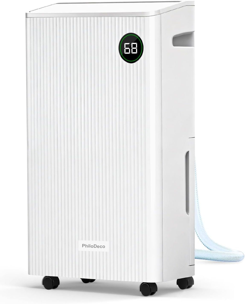 4500 Sq.Ft Dehumidifier with Drain Hose Max 80 Pint, Automatic Defrosting, Intelligent Humidity Control with 24HR Timer, Smart Quiet Dehumidifier, for Basement, Bathroom, Bedroom, Home, White