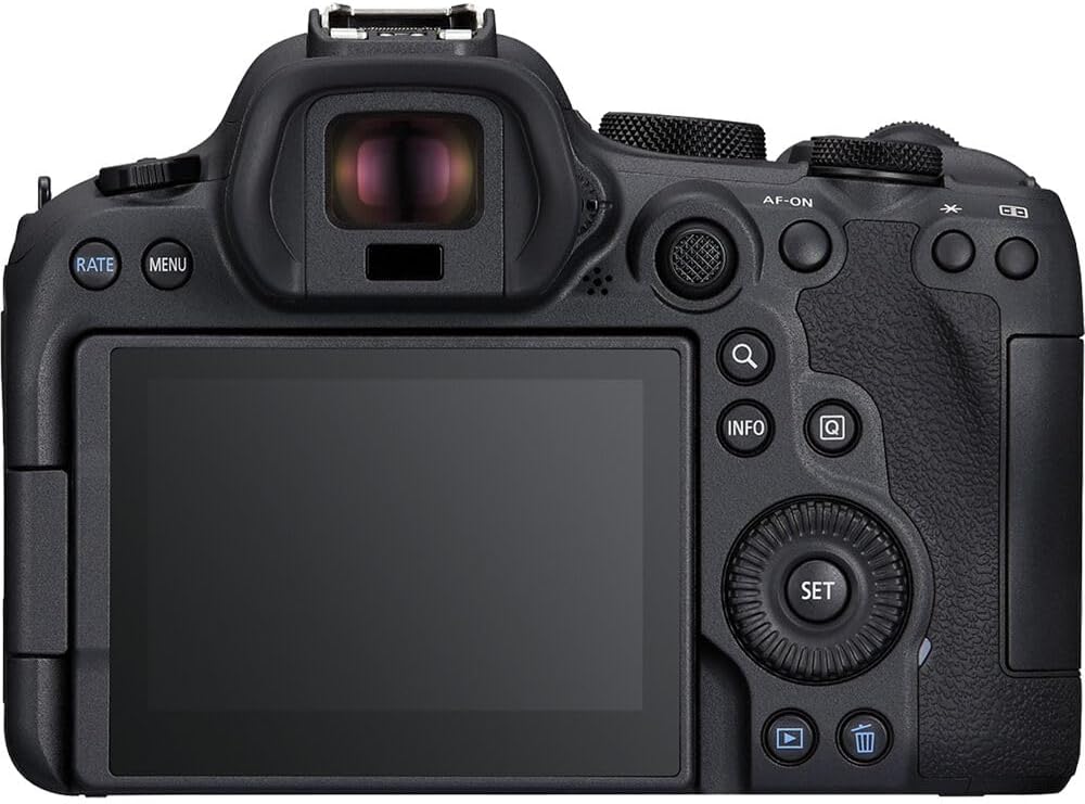 Canon EOS R6 Mark II Mirrorless Camera | 24.2MP Full Frame Sensor 4K 60p Video | Dual Pixel AF in-Body Stabilization for Professionals (5666C002) + Canon RF 75-300mm Lens + 64GB Card + Bag