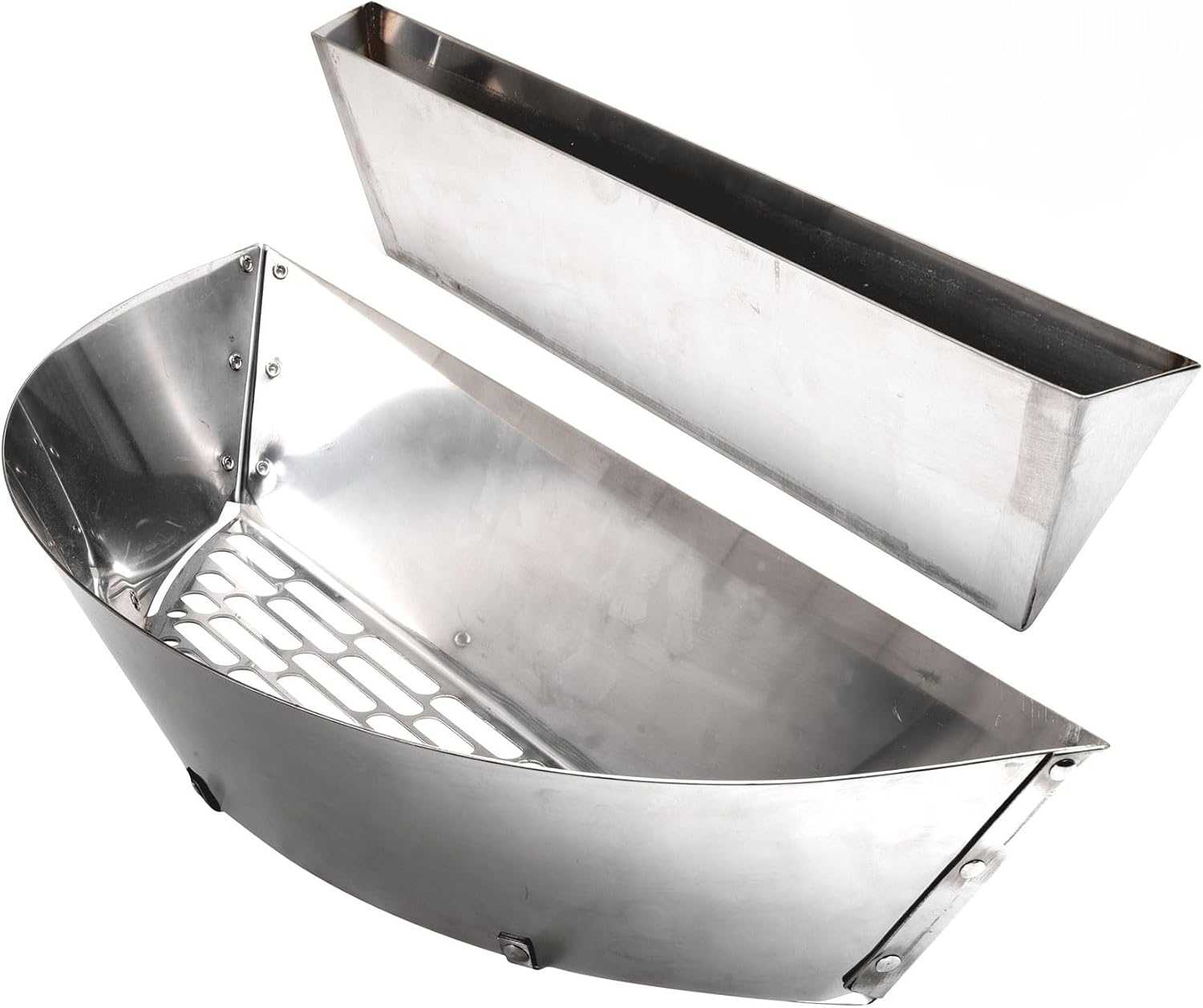 SnS Grills Patented Slow 'N Sear® XL Insert - Stainless Steel Charcoal Basket with Removeable Water Reservoir for Low 'N Slow Smoking & Charcoal Grilling for Weber & Other Kettle Grills - 26 in