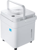 Midea Cube 50 Pint Dehumidifier for Basement and Rooms at Home for up to 4,500 Sq. Ft., Built-in Pump, Drain Hose Included, Smart Control, Compatible with Alexa (White)