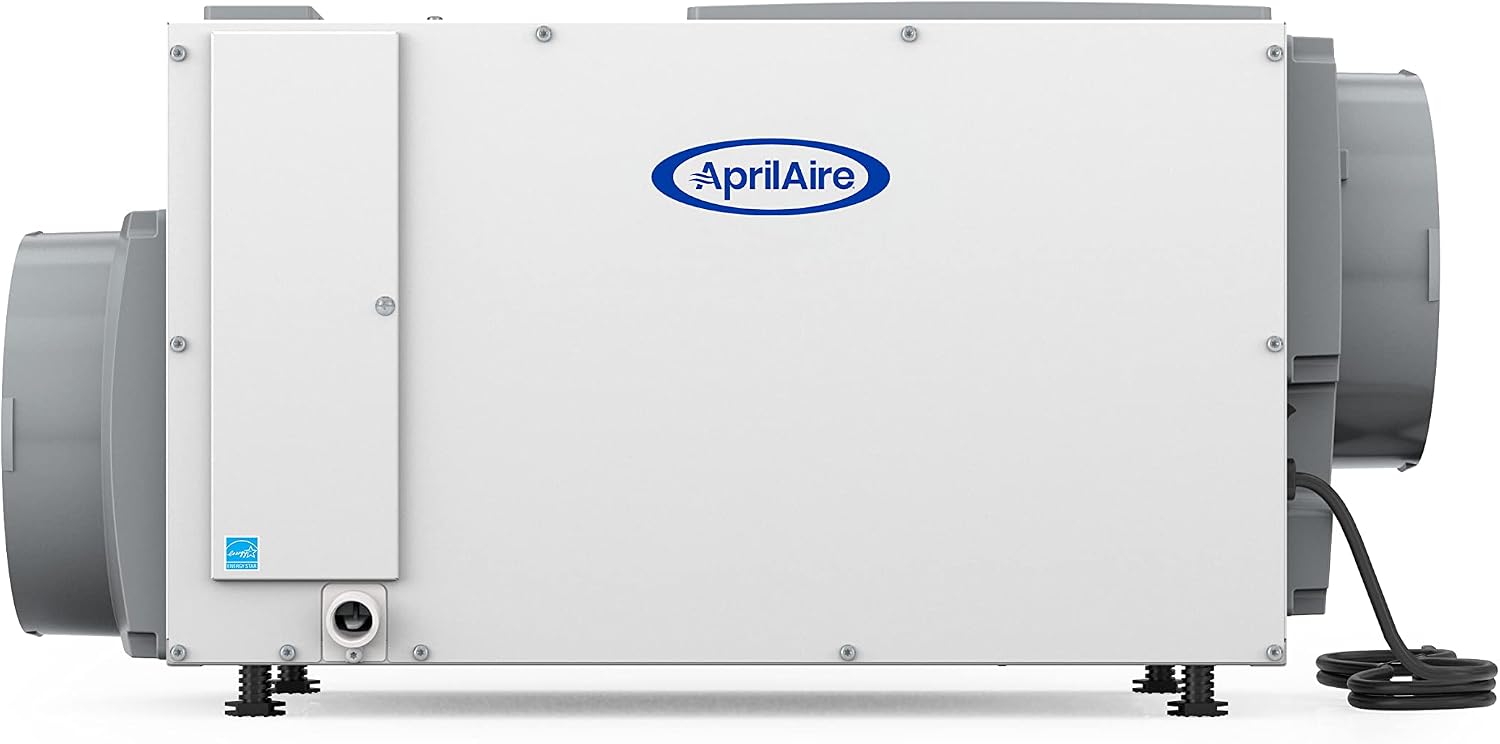 AprilAire E080 Pro 80-Pint Whole-House Dehumidifier, Energy Star Certified, Commercial-Grade for Basement, Crawlspace or Whole House up to 4,400 sq. ft.