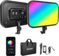 NEEWER 18.3' RGB LED Video Light Panel with APP Control, 360°Full Color, 1 Pack 60W Dimmable 2500K~8500K RGB LED Panel CRI/TLCI 97+ with 17 Special Scenes Effect for Game YouTube Zoom Photography