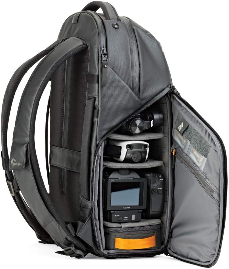 LOWE PRO Freeline Camera Backpack 350 AW, Black. Versatile Daypack Designed for Travel, Photographers and videographers. for DSLR, Mirrorless, Laptops, Bridge, CSC, Lenses and Travel Gear. (LP37170-PWW)