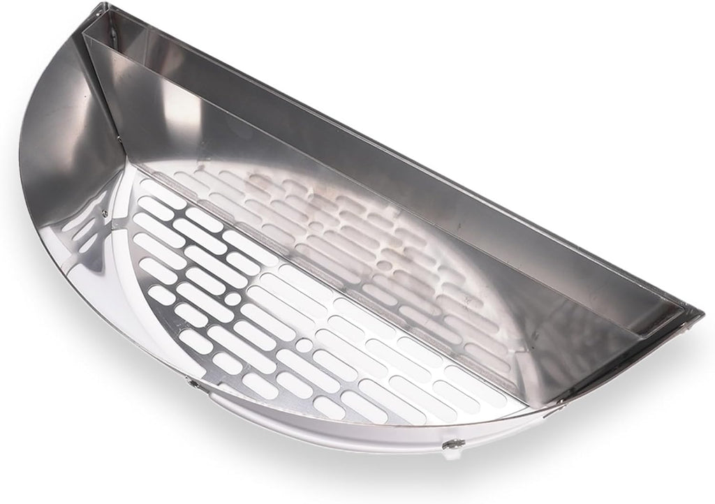 SnS Grills Patented Slow 'N Sear® XL Insert - Stainless Steel Charcoal Basket with Removeable Water Reservoir for Low 'N Slow Smoking & Charcoal Grilling for Weber & Other Kettle Grills - 26 in