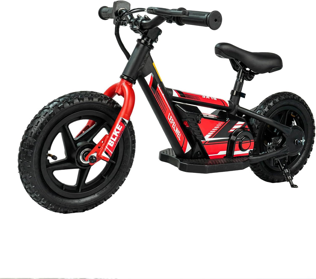 LEFELWEL Electric Balance Bike for Kids Ages 3-5/4-8, Adjustable Speed and Long Range, Lightweight and Durable, Safety Handbrake, Electric Dirt Bike Ebike for Kids