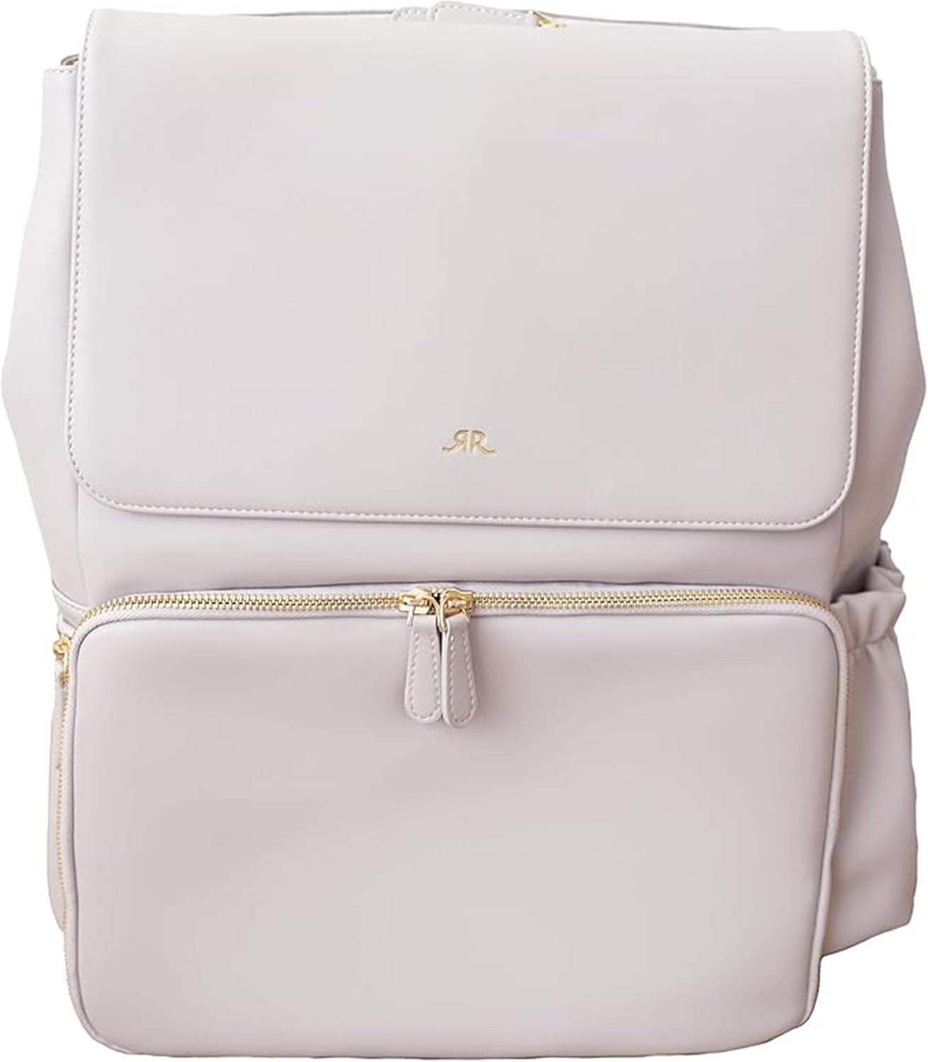 Ruby Camera Backpack – Sleek, Durable Vegan Leather Bag with Gear Dividers, Laptop Compartment, and Side Access for Cameras & Gear, Gray