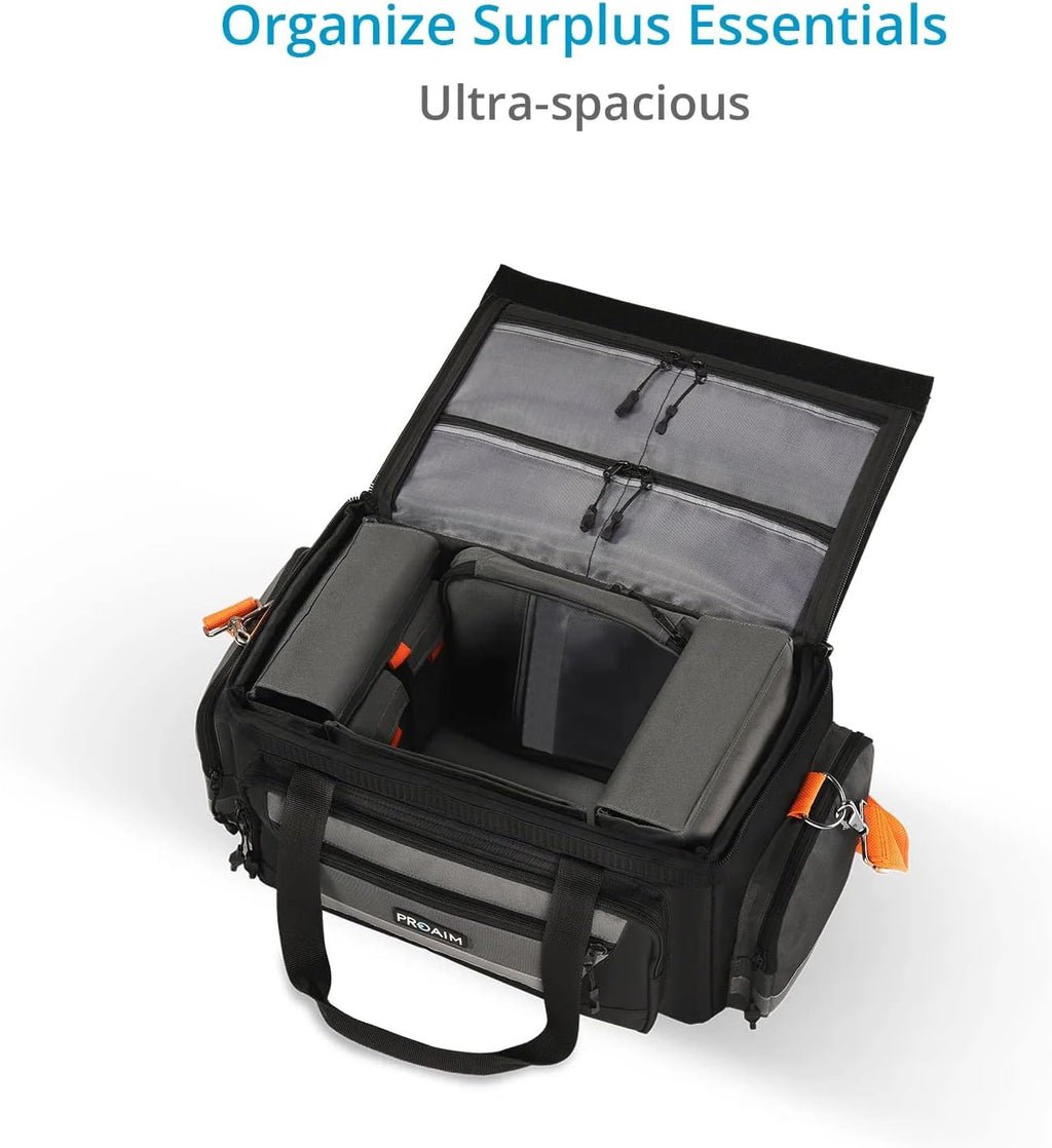 PROAIM Cine Cube Video Camera Production Bag for Photographers & Videographers. for Professional Camera Crews, Assistants, and Grips. (P-CBCC-02)