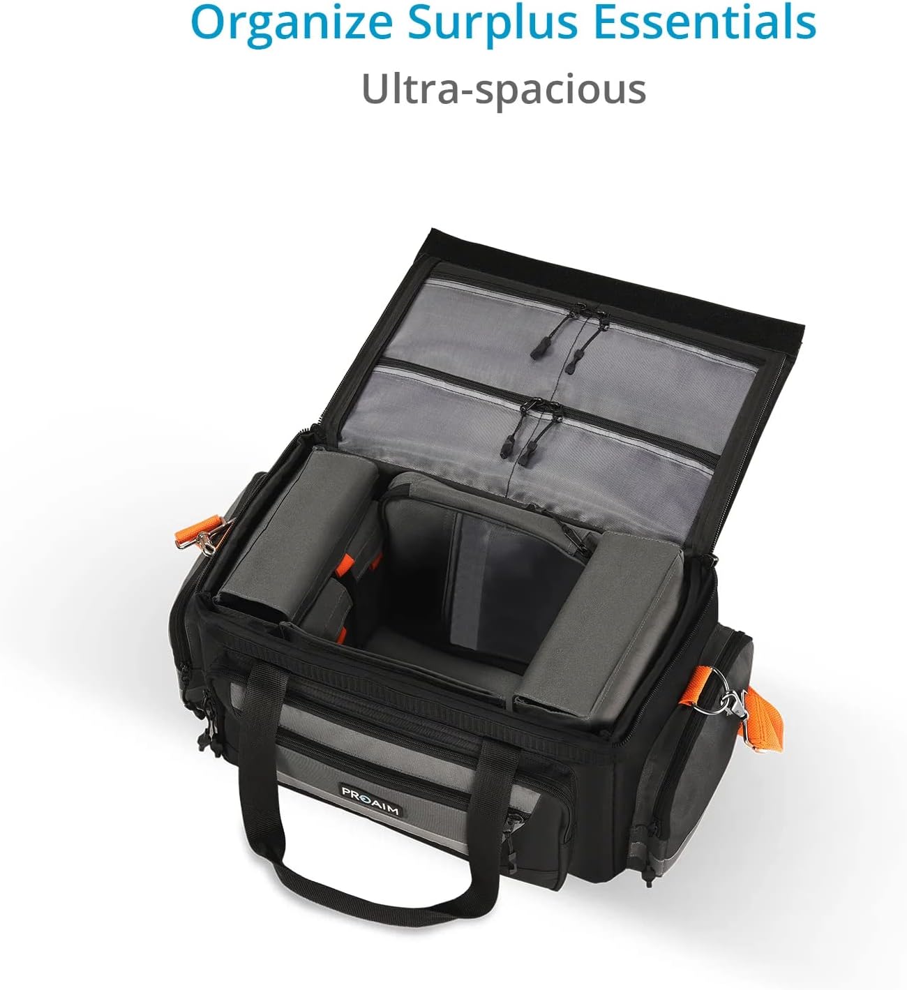 PROAIM Cine Cube Video Camera Production Bag for Photographers & Videographers. for Professional Camera Crews, Assistants, and Grips. (P-CBCC-02)