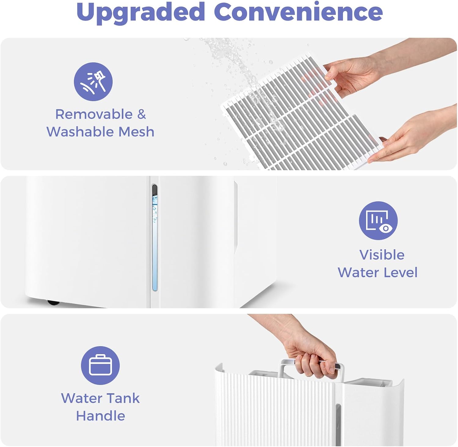 COSTWAY 96 Pints Energy Star Dehumidifier for Basement, 8000 Sq.Ft Dehumidifier with 24H Timer, 3-Color Indicator, 1.2 Gallon Water Tank, Drain Hose & Wheels for Bathroom, Bedroom