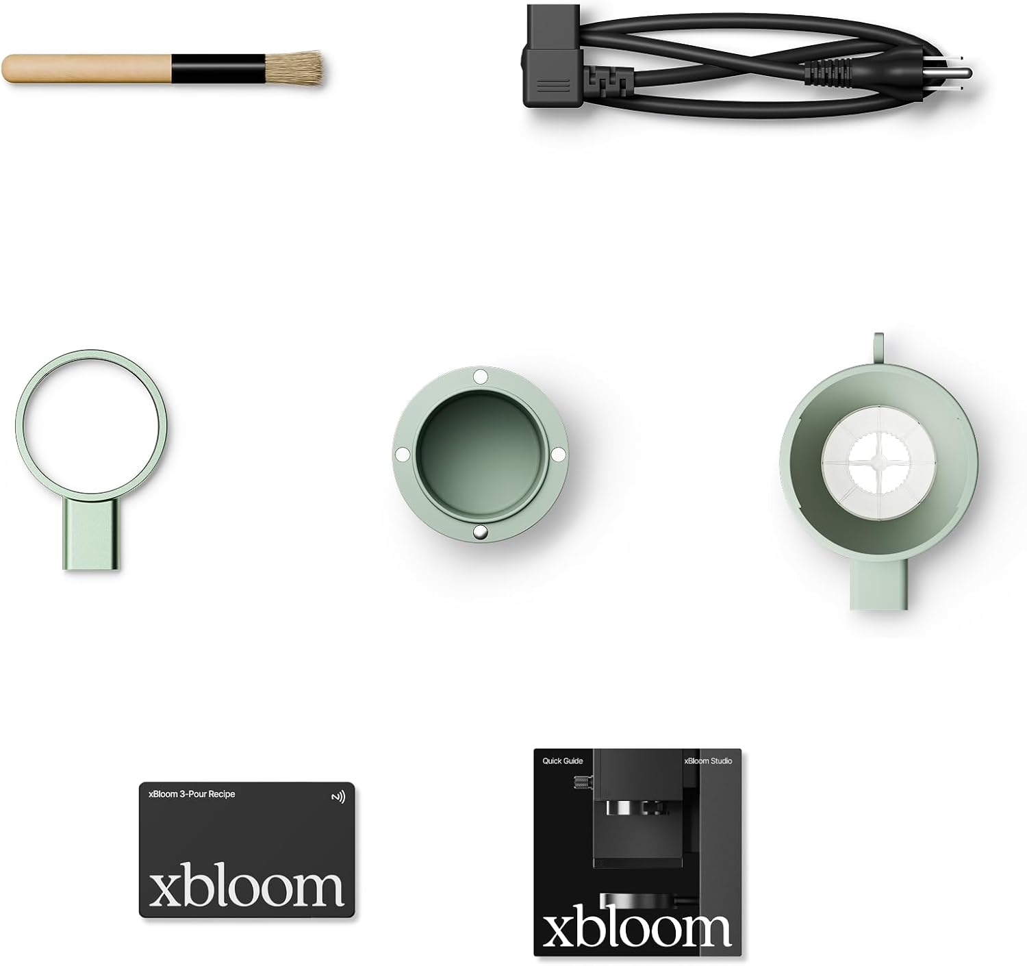 xBloom Studio Coffee Machine – Drip Coffee Maker with Built-in Grinder and Scale, 3 Automation Levels, App Connected Pour Over Coffee Maker for Home and Office, Sage Green