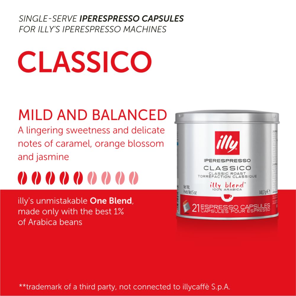 Illy iperEspresso capsules - 21 Count Capsules per Can - Parent