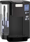 Cuisinart Coffee Maker, Single Serve 72-Ounce Reservoir Coffee Machine, Programmable Brewing & Hot Water Dispenser, Stainless Steel, Black