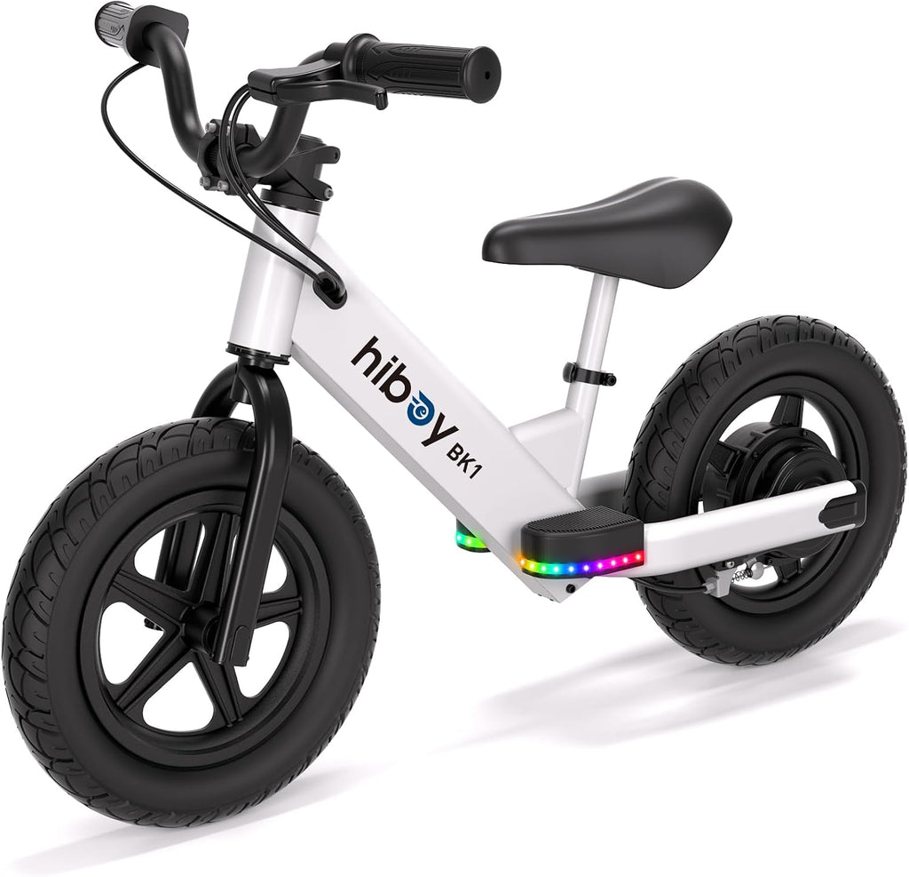 Hiboy Electric Balance Bike for Kids, 12-Inch Tires, 5.6/9 mph, Adjustable Seat, Up to 4.9 Miles, Electric Bike for Kids Ages 3–5