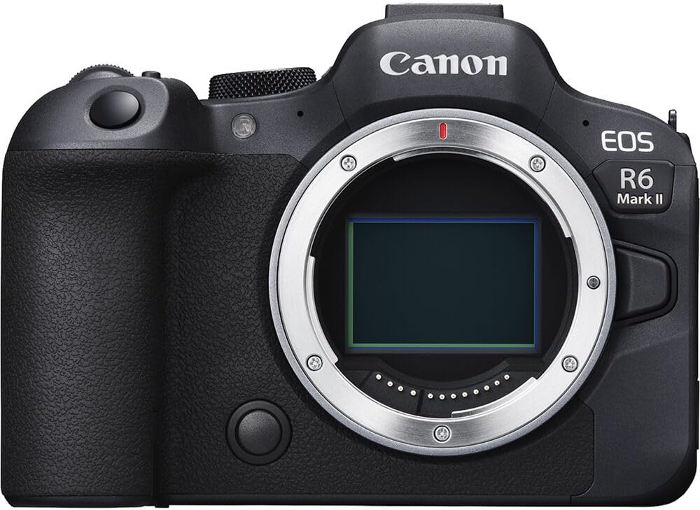 Canon EOS R6 Mark II Mirrorless Camera | 24.2MP Full Frame Sensor 4K 60p Video | Dual Pixel AF in-Body Stabilization for Professionals (5666C002) + Canon RF 28-70mm Lens + 64GB Card + Bag