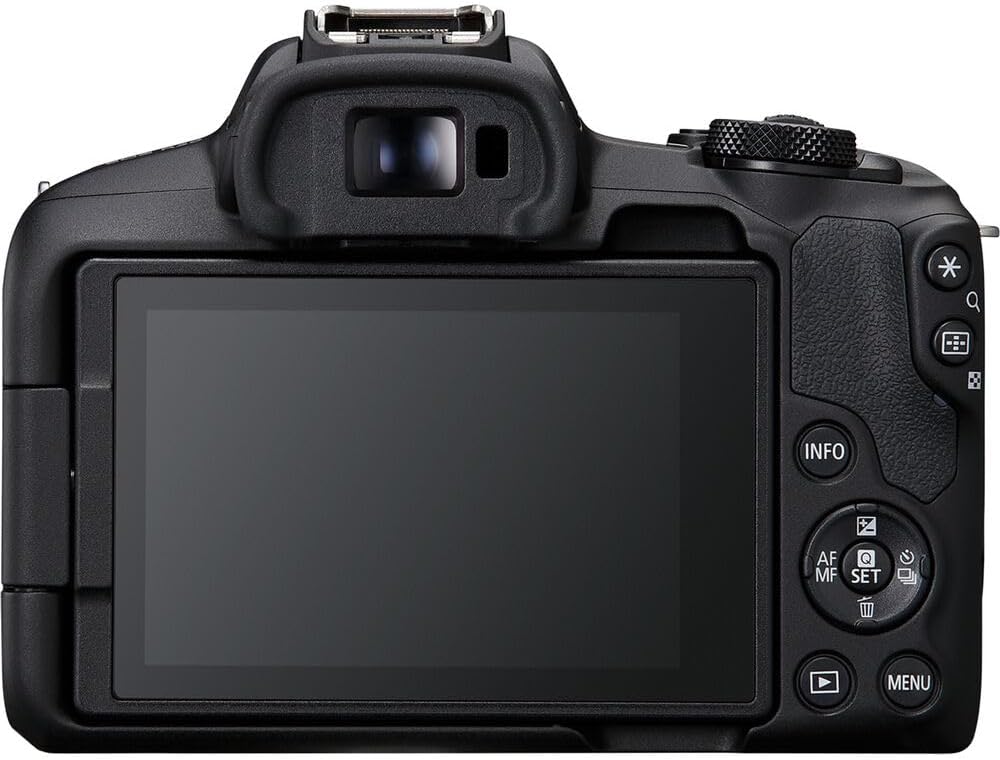 Canon EOS R50 Mirrorless Camera Kit – APS-C RF Camera with 18-45mm Lens, 4K Video, Dual Pixel AF II & Vari-Angle Touchscreen (5811C012) + Shoulder Bag + 64GB Memory Card