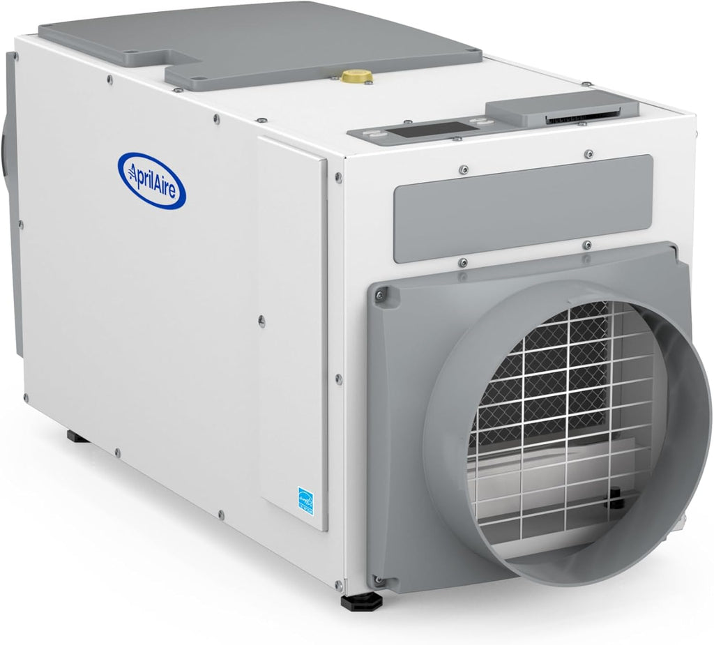AprilAire E100 Pro 100-Pint Whole-House Dehumidifier, Energy Star Certified, Commercial-Grade Whole-Home Dehumidifier for Basement, Crawlspace, or Whole House up to 5,500 sq. ft.