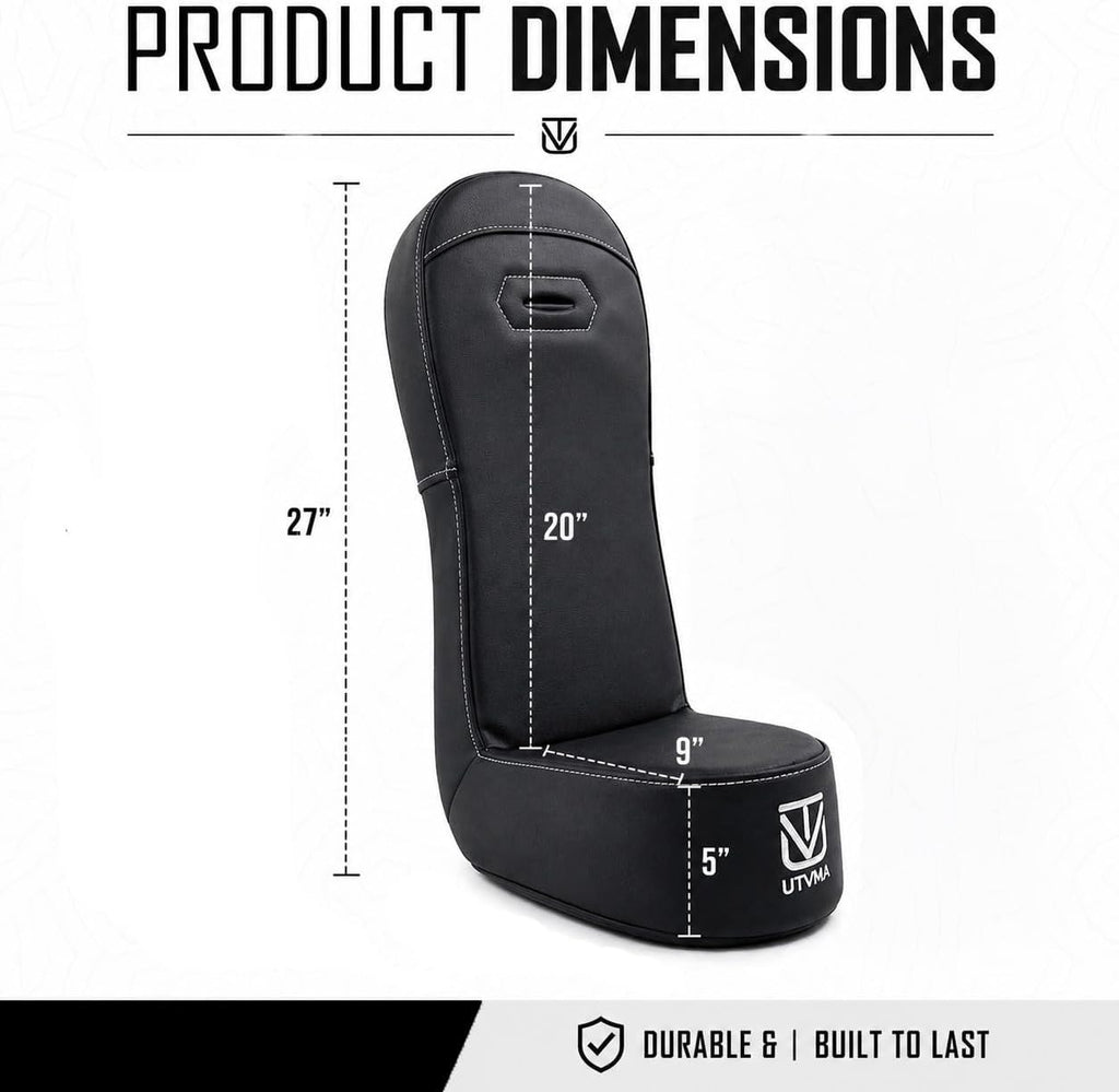 UTVMA Bump Seat Compatible With Can Am X3 - Easy Install | UTV Jump Seat | Bump Seat for Kids - Harness & All Mounting Hardware Included, Front or Rear Use | All Models of X3 | (2017-2025)