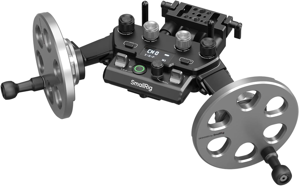 SmallRig Gimbal Control Wheels for DJI RS2 / RS 3 Pro/RS 4 / RS 4 Pro/RS 5 | Intuitive Control | Adjustable Damping | Dual Power Supply, for Heavy Duty Tripod - 4525