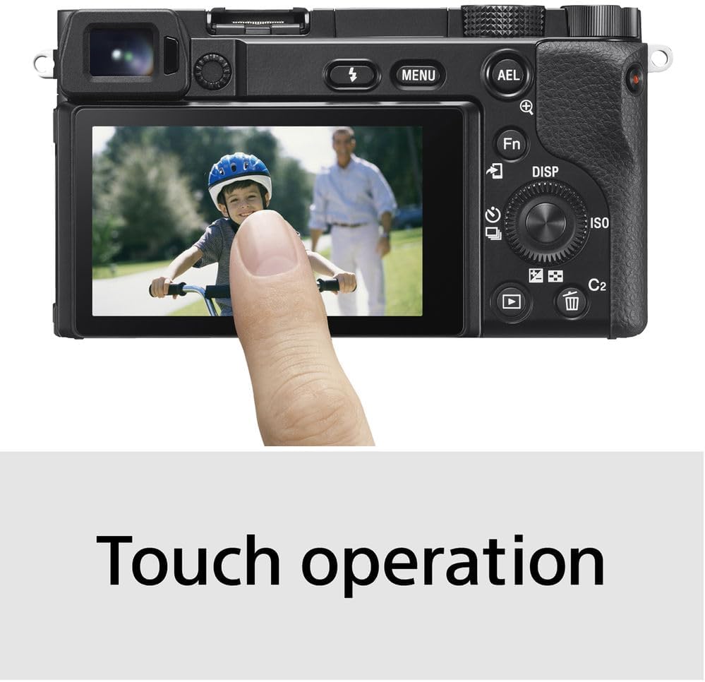 Sony Alpha a6100 Mirrorless Camera with 16-50mm OSS II Lens and 55-210mm Zoom Lenses (ILCE6100XB) + Photography Software + 64GB Memory Card + NP-FW50 Battery + Camera Bag + Charger + More
