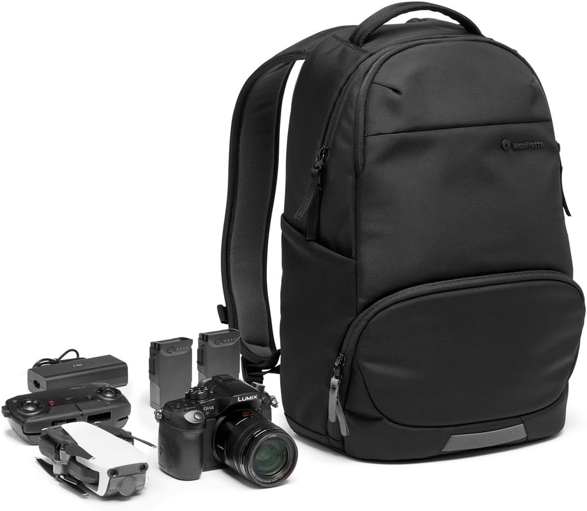 Manfrotto Advanced Active III Camera and Laptop Backpack, for Reflex/Mirrorless Camera with Lenses, Interchangeable Padded Dividers and Tripod Attachment