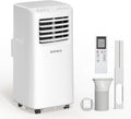 ROVSUN 8000 BTU Portable Air Conditioner with Remote Control, 3-in-1 Room AC Unit, Fan & Dehumidifier with Digital Display, 24H Timer & Installation Kits for Home Office Dorm