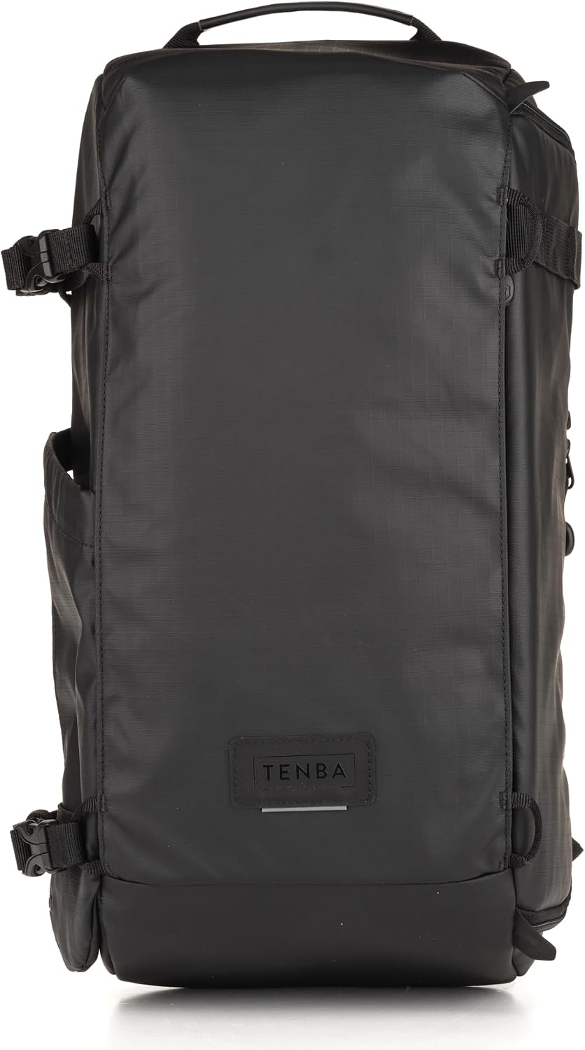 Tenba Solstice v2 16L Sling Bag for DSLR and Mirrorless cameras and lenses, including supertelephoto zooms – Black (636-432)
