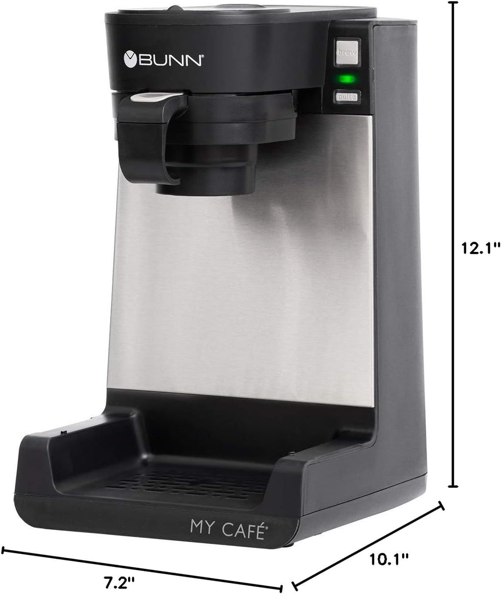 BUNN MCU My Cafe Single Cup Multi Use Coffee Brewer (Black/SST)