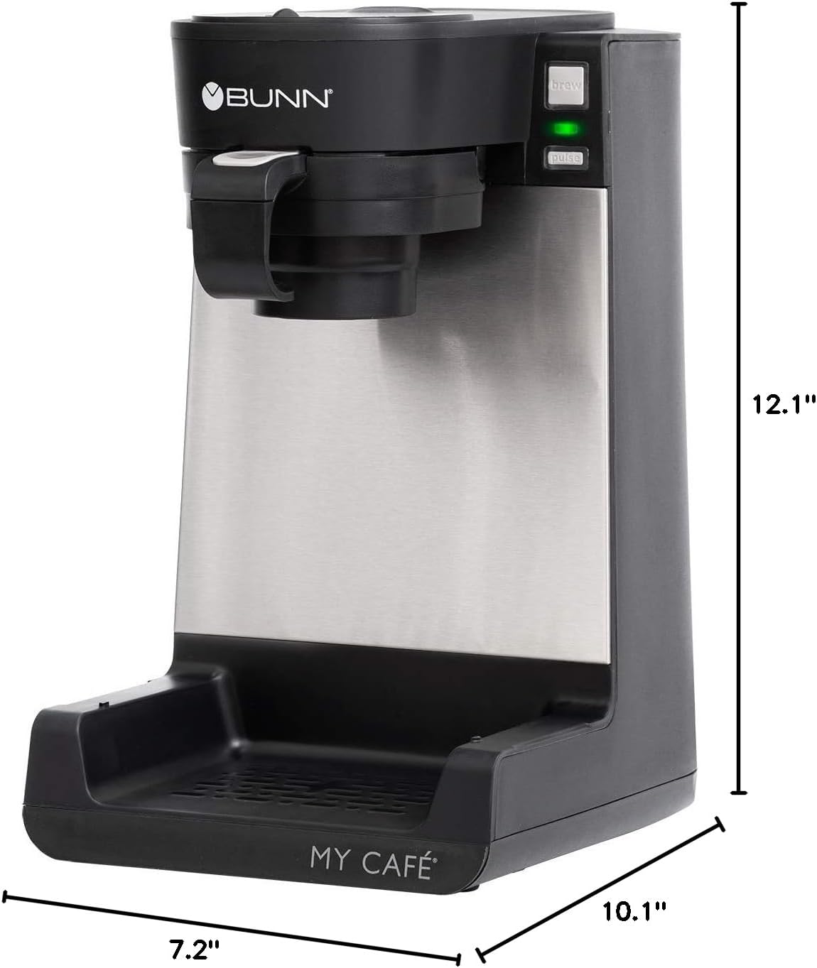 BUNN MCU My Cafe Single Cup Multi Use Coffee Brewer (Black/SST)